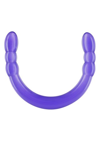 Dildo podwójne fioletowe 45cm Double Digger Dong Purple ToyJoy SCALA