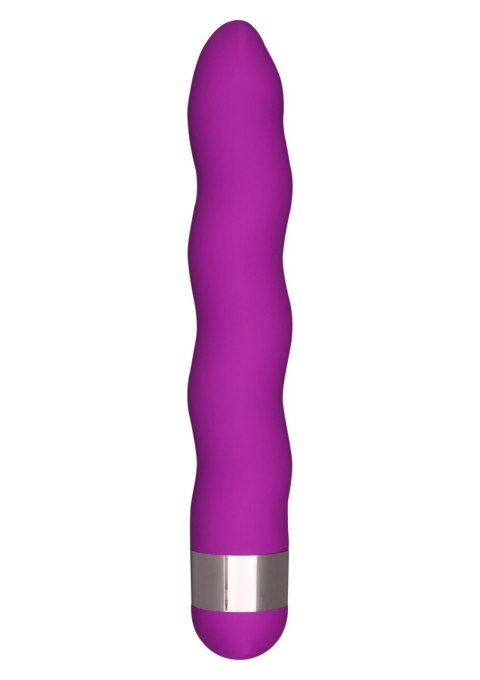 Wibrator Kompaktowy Falowany Wodoodporny Ciemnofioletowy – Funky Wave Vibrette Violet