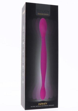Dildo dwustronne fuksja 37cm Infinity Double Dildo ToyJoy SCALA