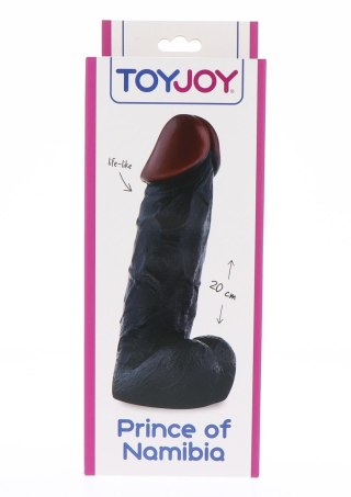 Dildo Prince Of Namibia czarne 20cm SCALA