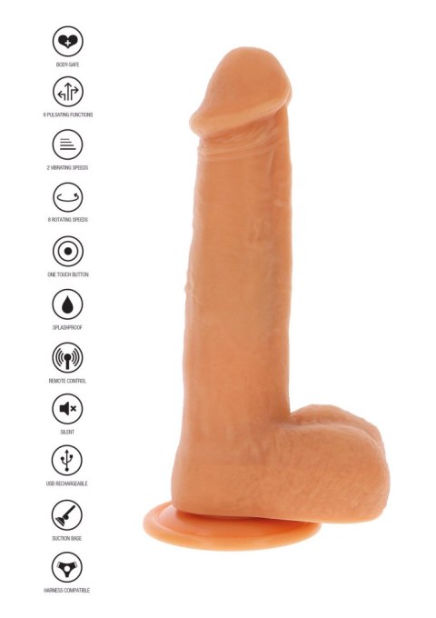 Wibrator realistyczny cielisty 21cm GetReal Naked