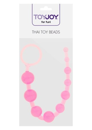Koraliki analne różowe Thai Toy Beads