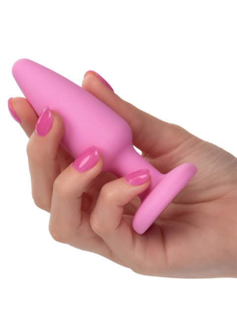 Zestaw 3 Różowych Silikonowych Korków Analnych z Kryształem – CalExotics