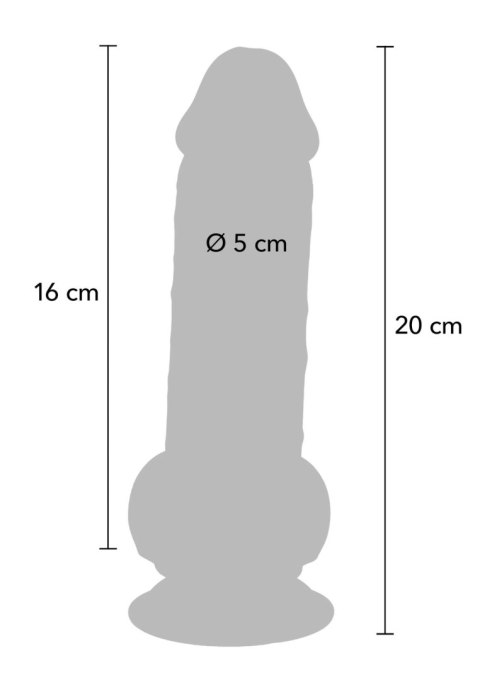 Dildo realistyczne cieliste 20cm Get Real Extra Thick