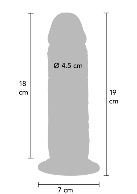 Dildo realistyczne cyberskóra karmelowe 19cm GetReal ToyJoy SCALA