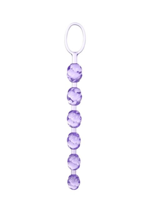 Koraliki analne fioletowe Swirl Pleasure Beads