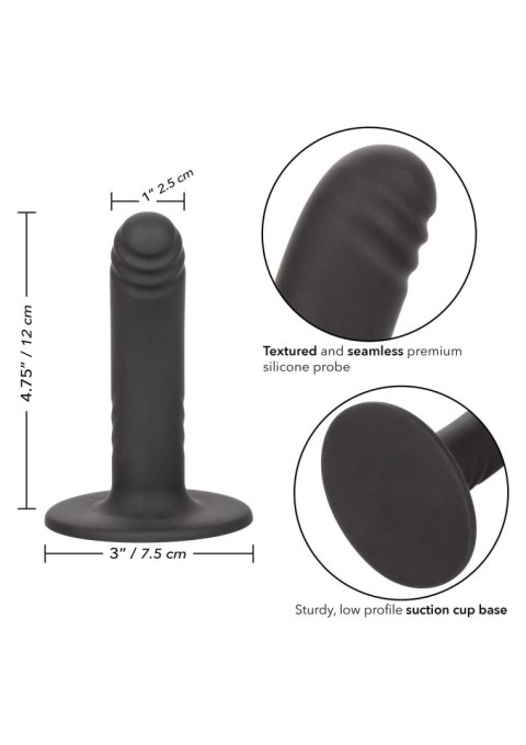 Sonda z hipoalergicznego silikonu czarna 4.75/12cm Calextics