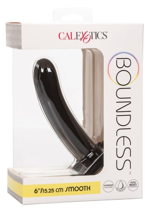 Sonda z hipoalergicznego silikonu czarna 6/15.25cm Calextics