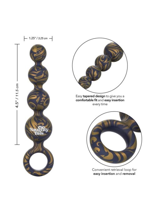 Koraliki analne z wzorem Butt Balls Booty Beads