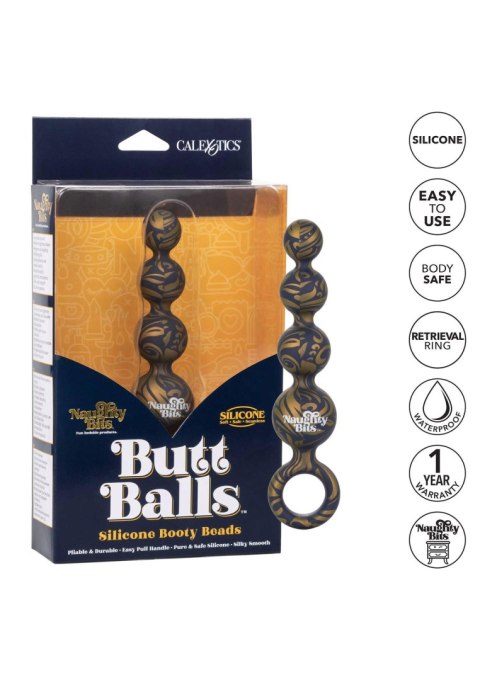 Koraliki analne z wzorem Butt Balls Booty Beads
