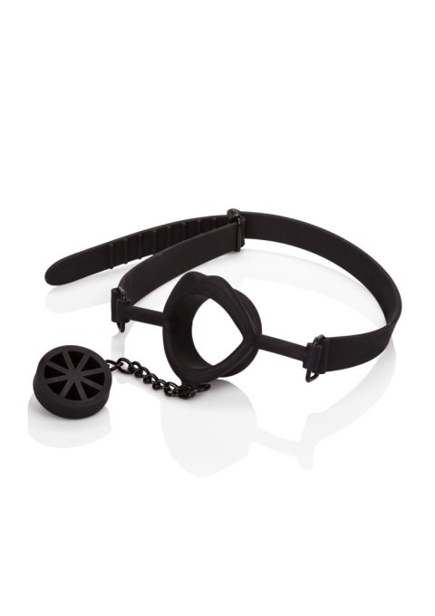 Rozwieracz do ust zamykany czarny Scandal Silicone Stopper Gag