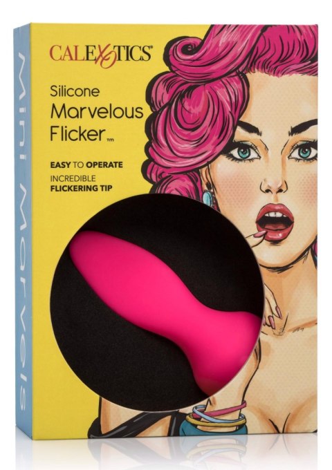 Dyskretny Stymulator Łechtaczkowy W Kształcie Języka Różowy – Silicone Marvelous Flicker Pink
