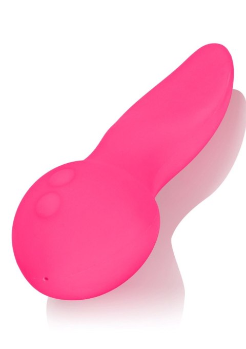 Dyskretny Stymulator Łechtaczkowy W Kształcie Języka Różowy – Silicone Marvelous Flicker Pink