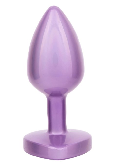 Diamond Heart Plug Small Purple