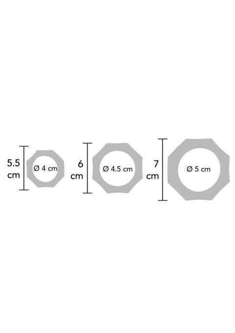 Heavy C-Ring Set Black