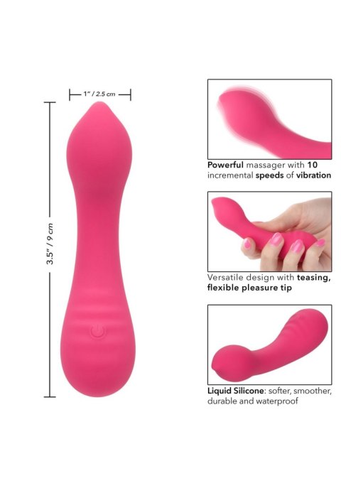 Wibrator Mini Do Punktu G Płynny Silikon Wodoodporny USB - Liquid Silicone Pixies Teaser