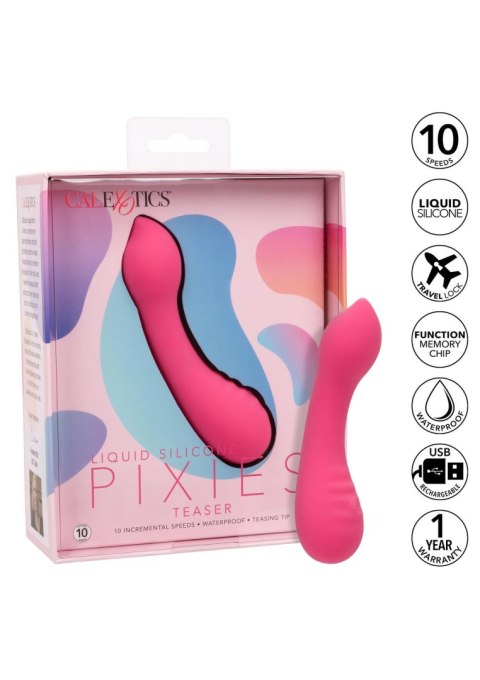 Wibrator Mini Do Punktu G Płynny Silikon Wodoodporny USB - Liquid Silicone Pixies Teaser