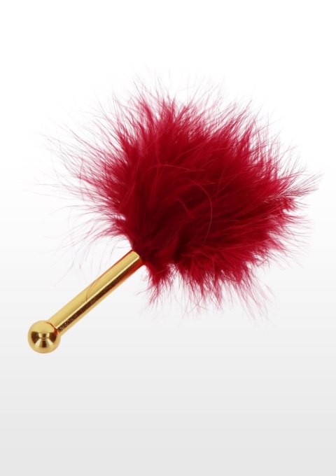 Piórko do laskotania czerwone małe Feather Tickler Red SCALA