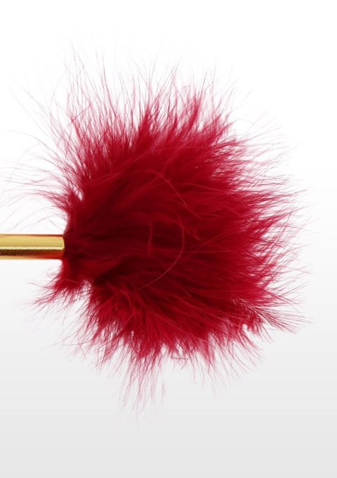 Piórko do laskotania czerwone małe Feather Tickler Red SCALA