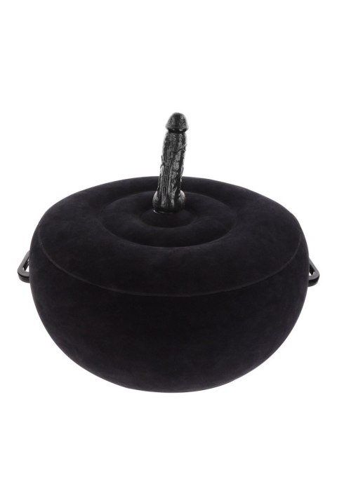 Piłka miłości czarna Inflatable Fuck Seat w. Remote