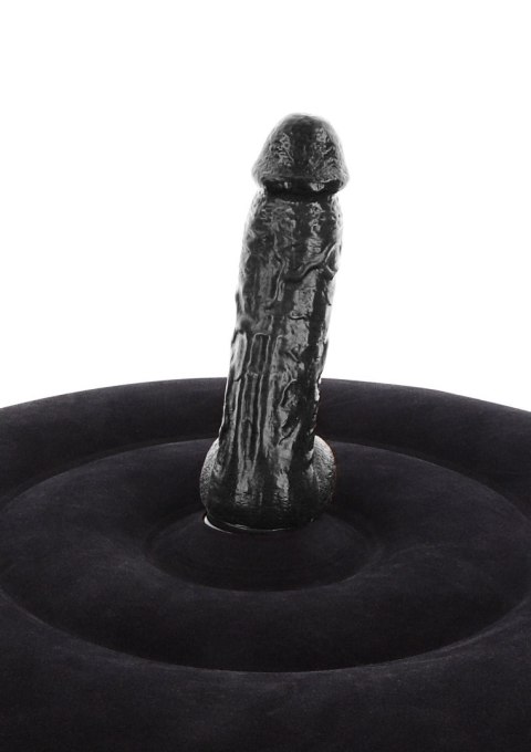 Piłka miłości czarna Inflatable Fuck Seat w. Remote