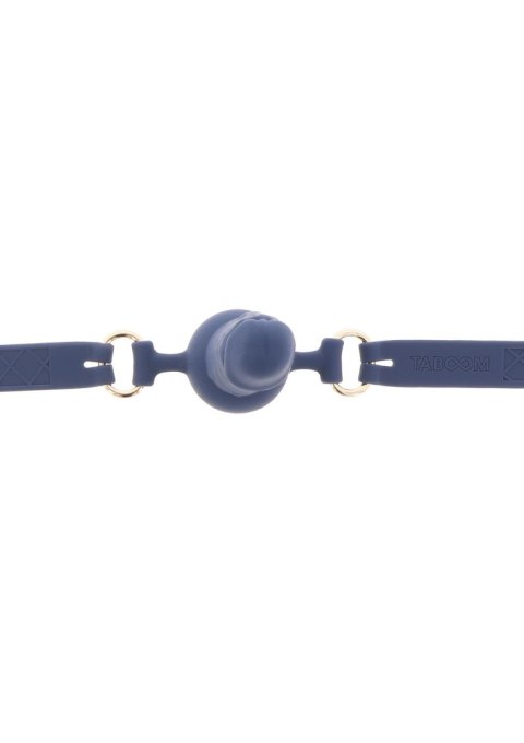 Knebel z dildem niebieski Silicone Penis Ball Gag