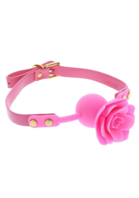 Knebel do ust róża różowy Mouth Gag Taboom