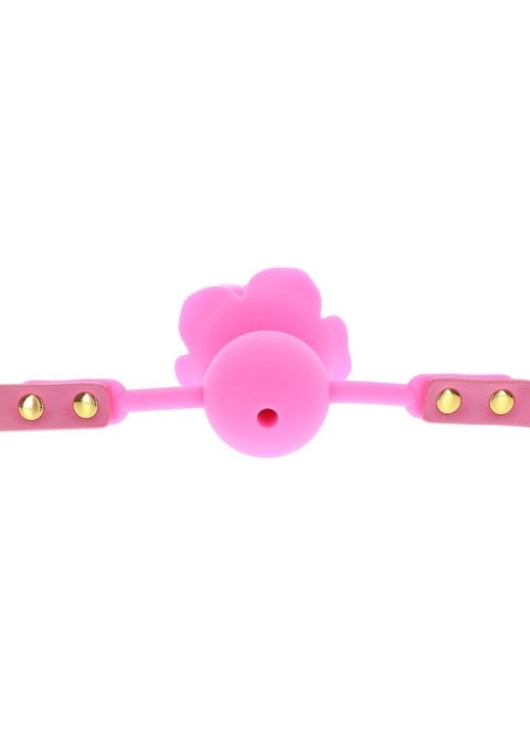 Knebel do ust róża różowy Mouth Gag Taboom