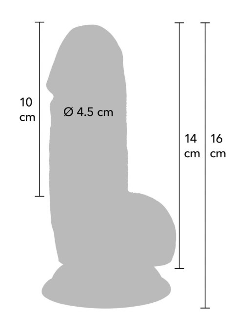 Dildo realistyczne naturalne 14cm SCALA