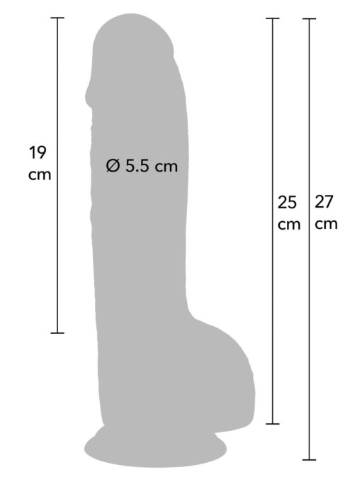 Dildo realistyczne naturalne 25cm SCALA