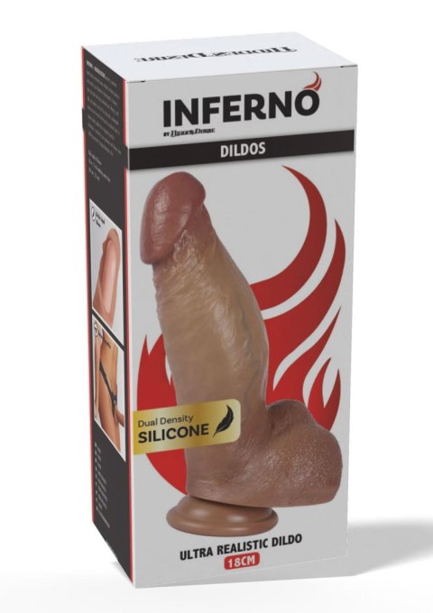 Dildo realistyczne 18cm Ultra Realistic Dildo Silicone SCALA