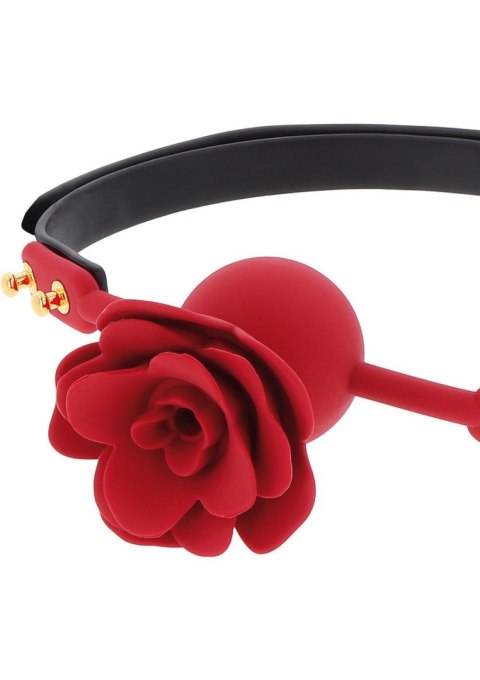 Knebel w ształcie róży czerwony Wild Roses Ball Gag SCALA