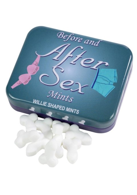Miętówki w kształcie penisa After Sex Mints White SCALA