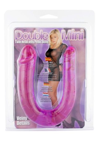 Dildo podwójne fioletowe 34cm Double Mini Dong Twinhead Purple SCALA
