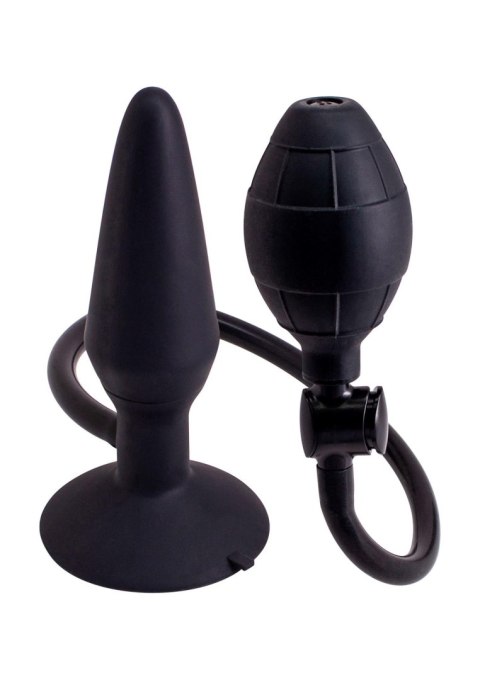 Korek analny pompowany czarny Inflatable Butt Plug M