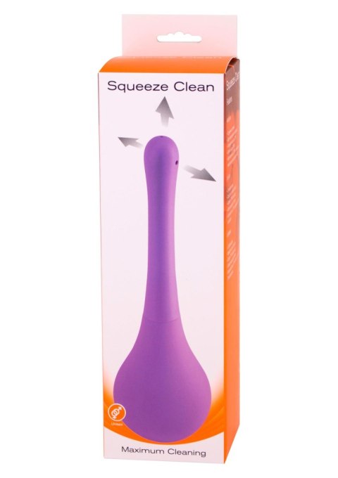 Gruszka do lewatywy i płukania pochwy lawendowa Squeeze Clean Purple
