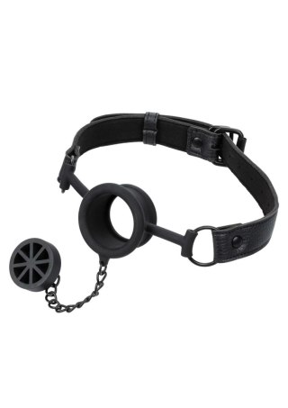Rozwieracz do ust zamykany czarny Stopper Gag