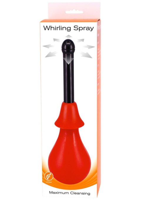 Gruszka do lewatywy czerwona Whirling Spray Red