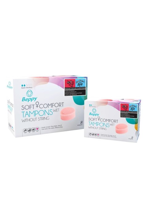 Tampony Beppy Soft & Comfort Wet 2szt. Natural