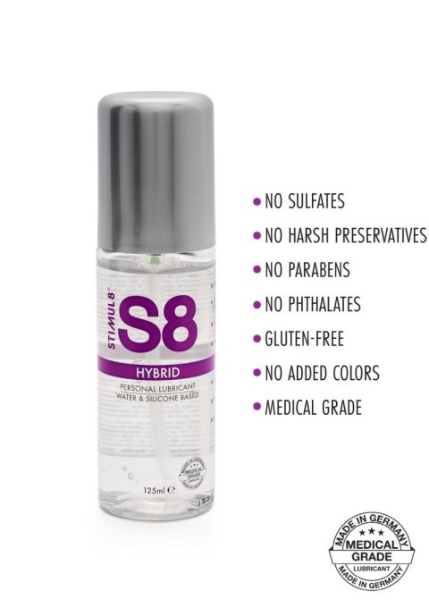 Lubrykant hybrydowy S8 Hybrid Lube Natural 125ml
