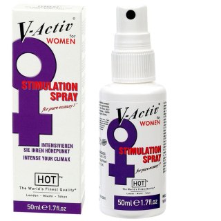 Spray poprawiający orgazm stymulujący V-Activ dla kobiet 50ml HOT Productions & Vertriebs GmbH