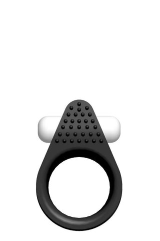 Pierścień erekcyjny stymulujący, czarny, silikonowy-ALL TIME FAVORITES SILICONE STIMU-RING BLACK