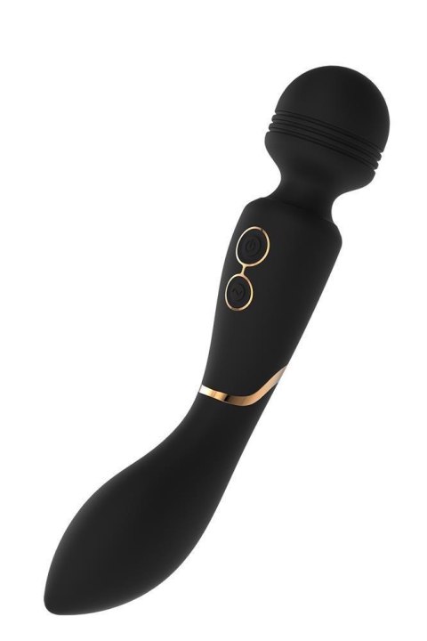Masażer Różdżka 2 Silniki 10 Trybów Wibracji Czarno-Złoty Céline Elite – Dream Toys