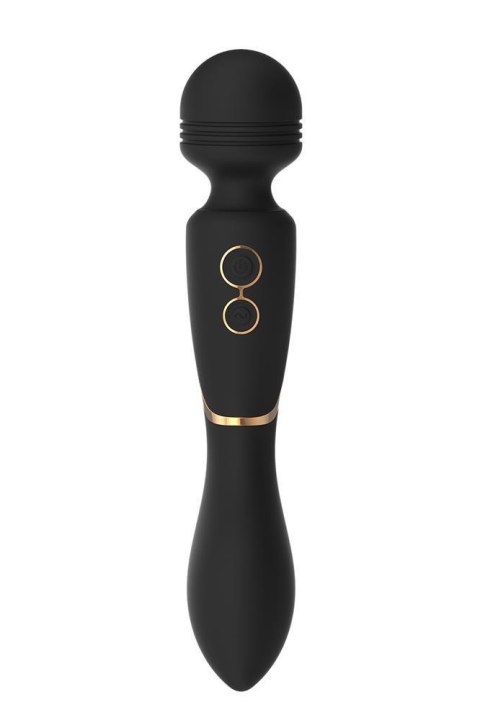 Masażer Różdżka 2 Silniki 10 Trybów Wibracji Czarno-Złoty Céline Elite – Dream Toys