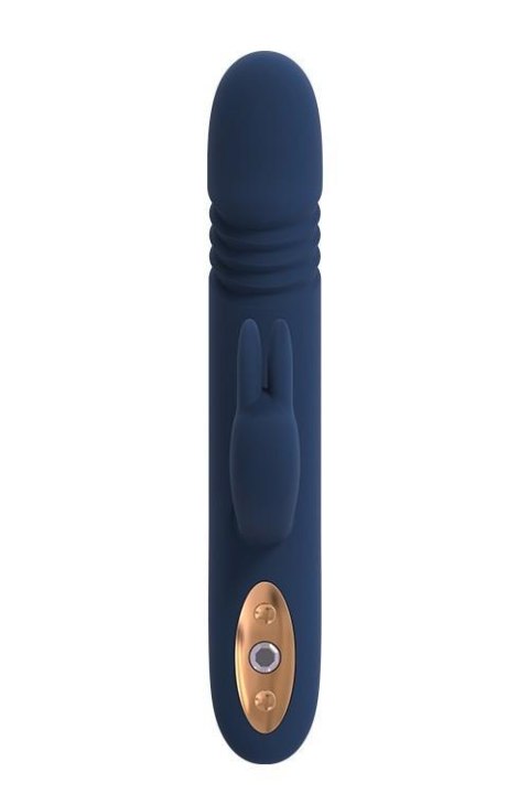 Wibrator Króliczek Z Funkcją Pchania Ruch W Górę I Dół Płynny Silikon IPX7 - GODDESS COLLECTION ZEPHYROS