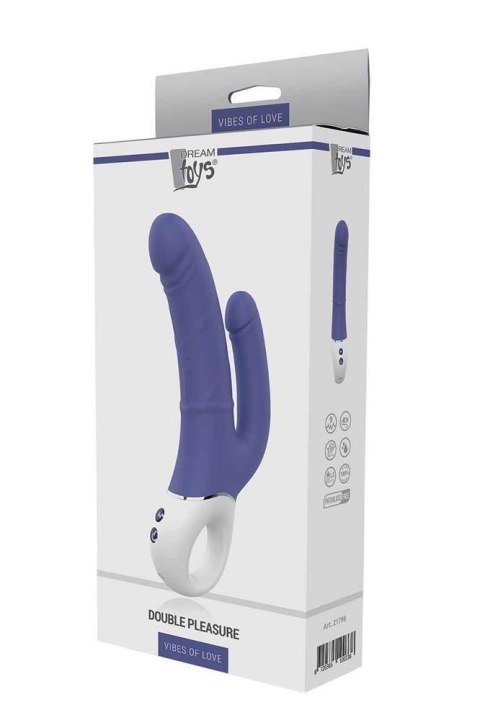 Wibrator Podwójny Pochwowo-Analny Z Dwoma Silnikami Wodoodporny – Dream Toys