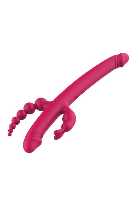 Wibrator Wielofunkcyjny Silikonowy Potrójny 3 Silniki Akumulatorowy - Essentials Anywhere Pleasure Vibe