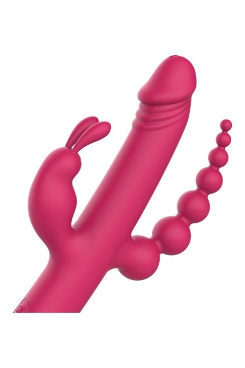 Wibrator Wielofunkcyjny Silikonowy Potrójny 3 Silniki Akumulatorowy - Essentials Anywhere Pleasure Vibe