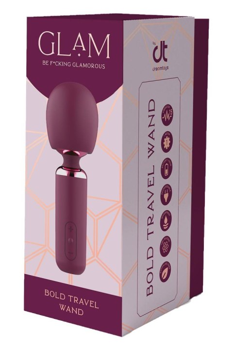 Masażer Różdżka Turystyczny Glam Bold Travel Wand