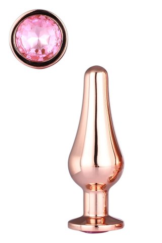Korek Analny Gleaming Love Rose Gold Pleasure Plug S Dreamtoys Dreamtoys
